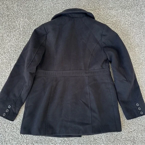 Maternity coat - Motherhood Maternity Black Peacoat Medium, jacket - Picture 7 of 7